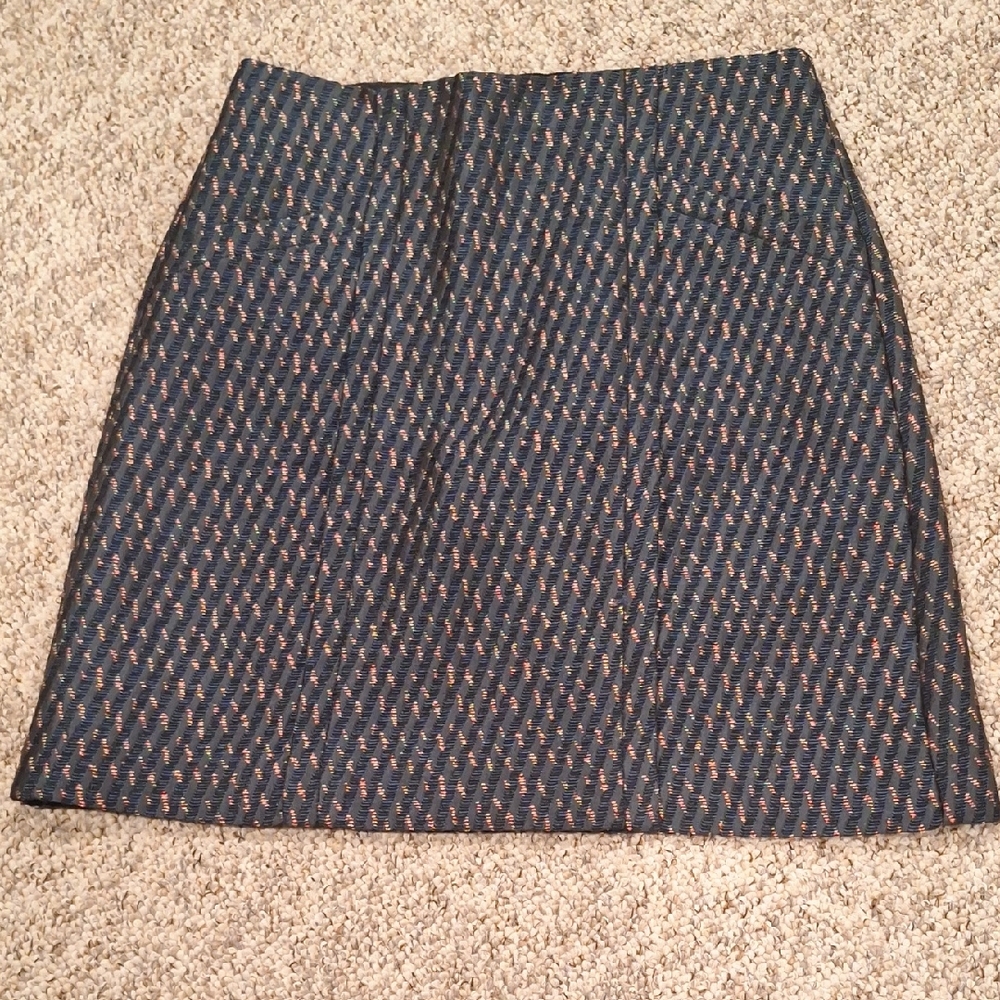 LOFT Patterned Mini Skirt